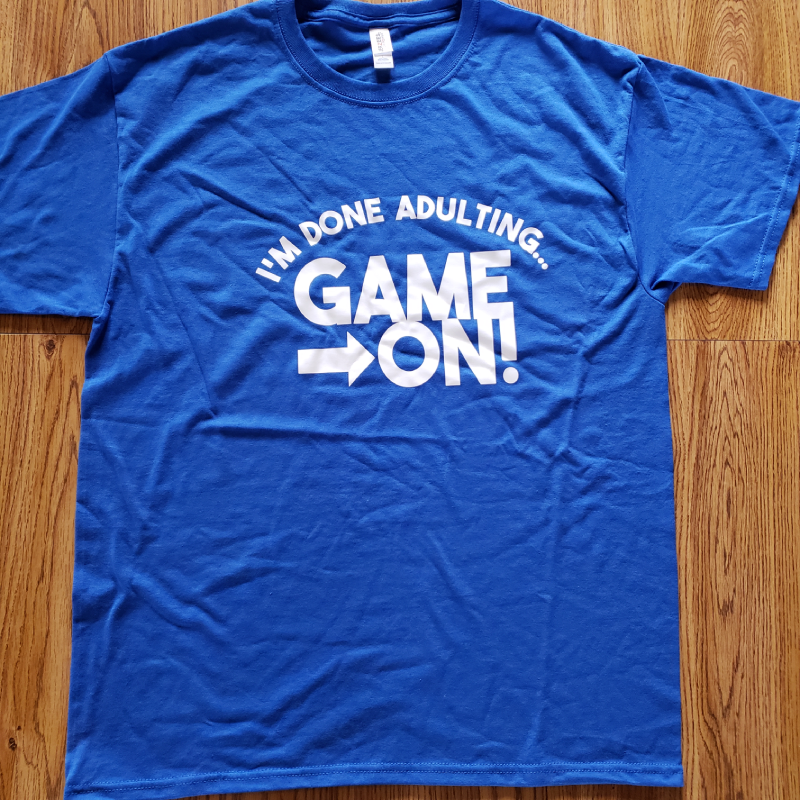 MISC: GAME ON 2X-LARGE TSHIRT (NEW)